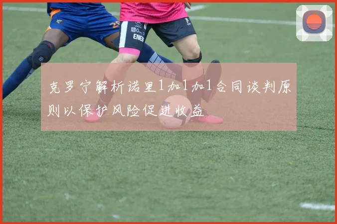 克罗宁解析诺里1加1加1合同谈判原则以保护风险促进收益